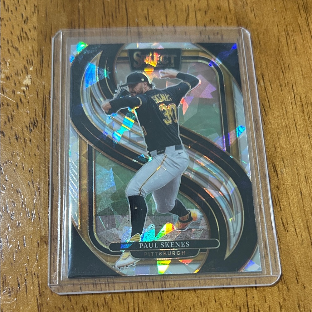 2025 Panini Select Premier Level #196 Paul Skenes Ice Prizm - Pirates